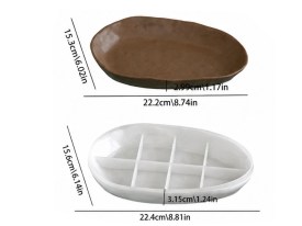 Molde silicona bandeja rustica irregular 